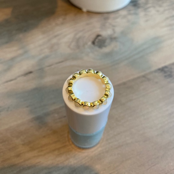 14k Gold Plated Opalite Eternity Ring - Picture 5 of 5